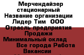 Мерчендайзер стационарный › Название организации ­ Лидер Тим, ООО › Отрасль предприятия ­ Продажи › Минимальный оклад ­ 23 000 - Все города Работа » Вакансии   . Мурманская обл.,Оленегорск г.